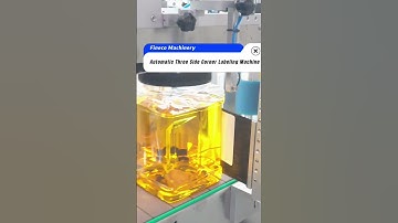 Automatic Three Side Corner Labeling Machine