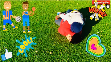 Mahib and Muaz having fun in outside!! || M&M Play Studio