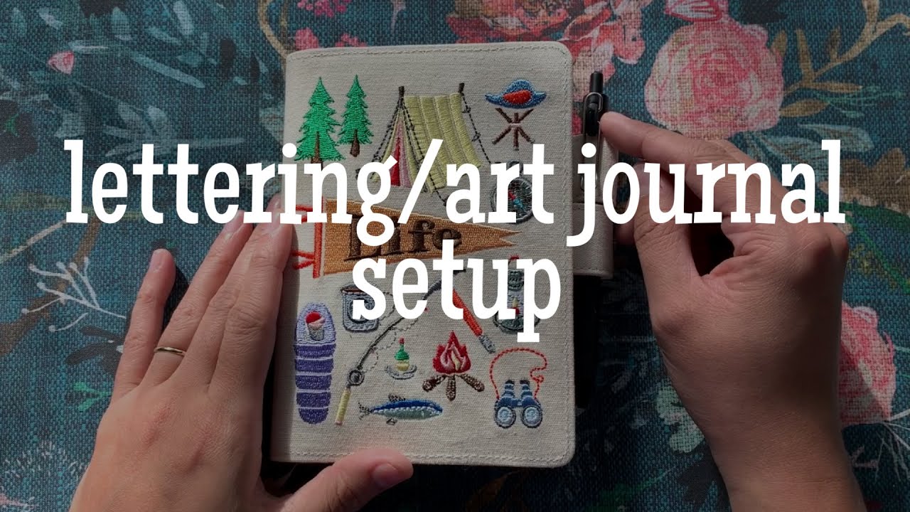 My Lettering & Art Journal Setup | A6 Nanami Cafe Note