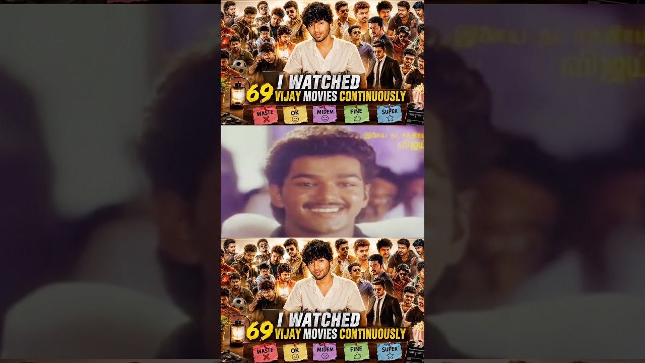 All 69 Vijay Movie watched in Order.. My Honest Ranking #vijay #tamilnaducm