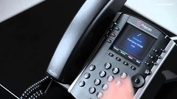 Polycom VVX 410 Answering a Call