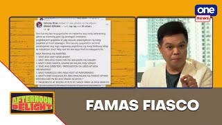 Afternoon Delight | Rants continue over FAMAS controversy