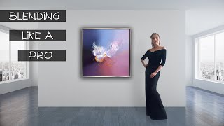 How to Blend Acrylic Paint | Blending Techniques for Beginners + Abstract Painting Tutorial