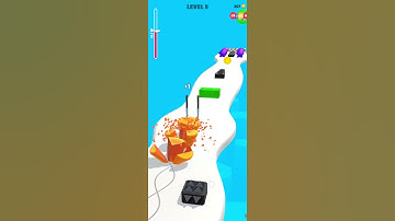 All levels best gameplay | Level 5 | Android, iOS mobile | Slice Run 🔪🗡️ #shorts