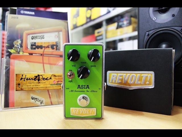 Revolt Asia Overdrive fx pedal Hurtrock music store bandung class=