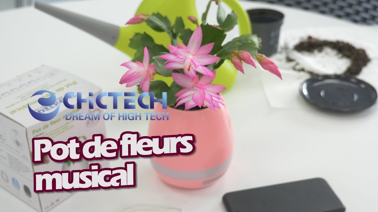Chictech Le pot de fleurs musical - Démo en français HD FR