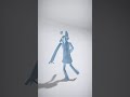 Stylized Character with Outstretched Arms - AI Rigged 3D Character