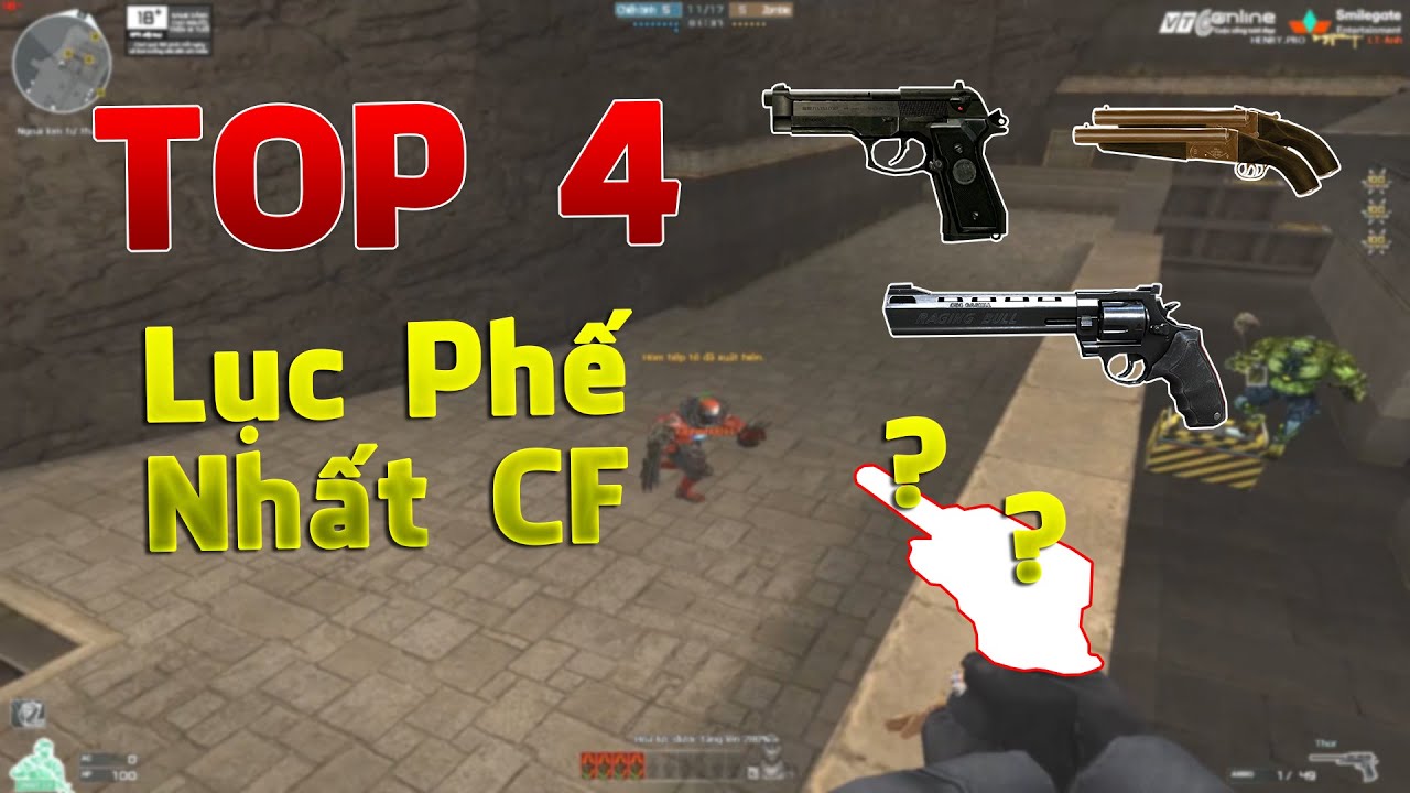TOP 4 Cây Lục Phế Nhất GAME Đột Kích Mà Ít Ai Biết!