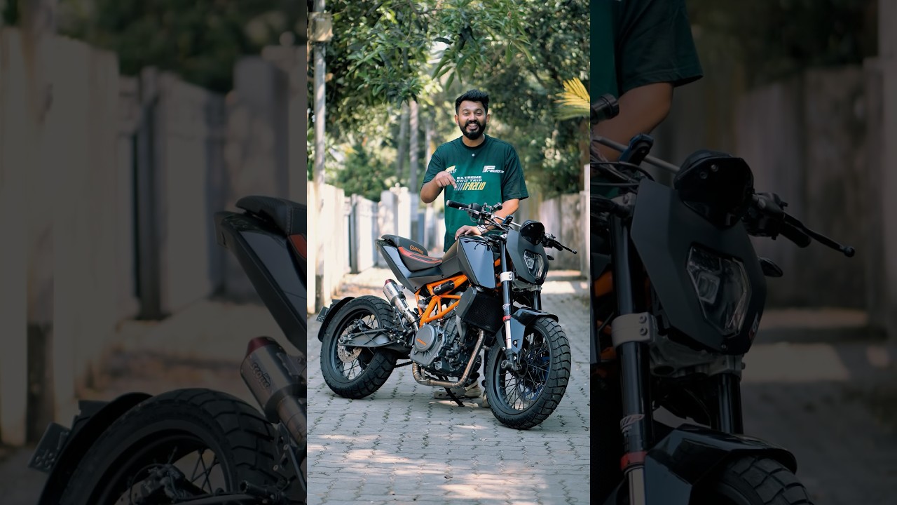 Kutty Supermoto BS3 Duke 390 Modified! 140 kgs 45 hp! Parakum