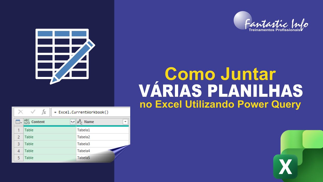 Dica: Como Juntar Várias Planilhas no Excel com Power Query (Função ...