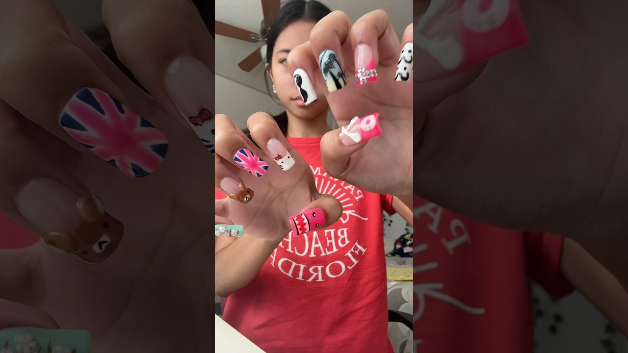 Go watch my video on how I did 2010’s inspired gelx nails!!💖