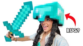 I made a Minecraft Helmet RUG!