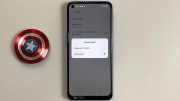 Swipe up to unlock screen unlock on OPPO A54 Android 10