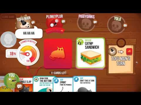 Exploding Kittens gameplay for Android