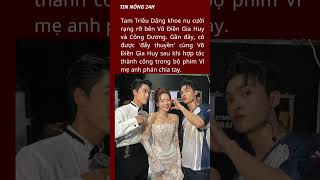 Tam Triều Dâng khoe nụ cười rạng rỡ bên Võ Điền Gia Huy và Công Dương.