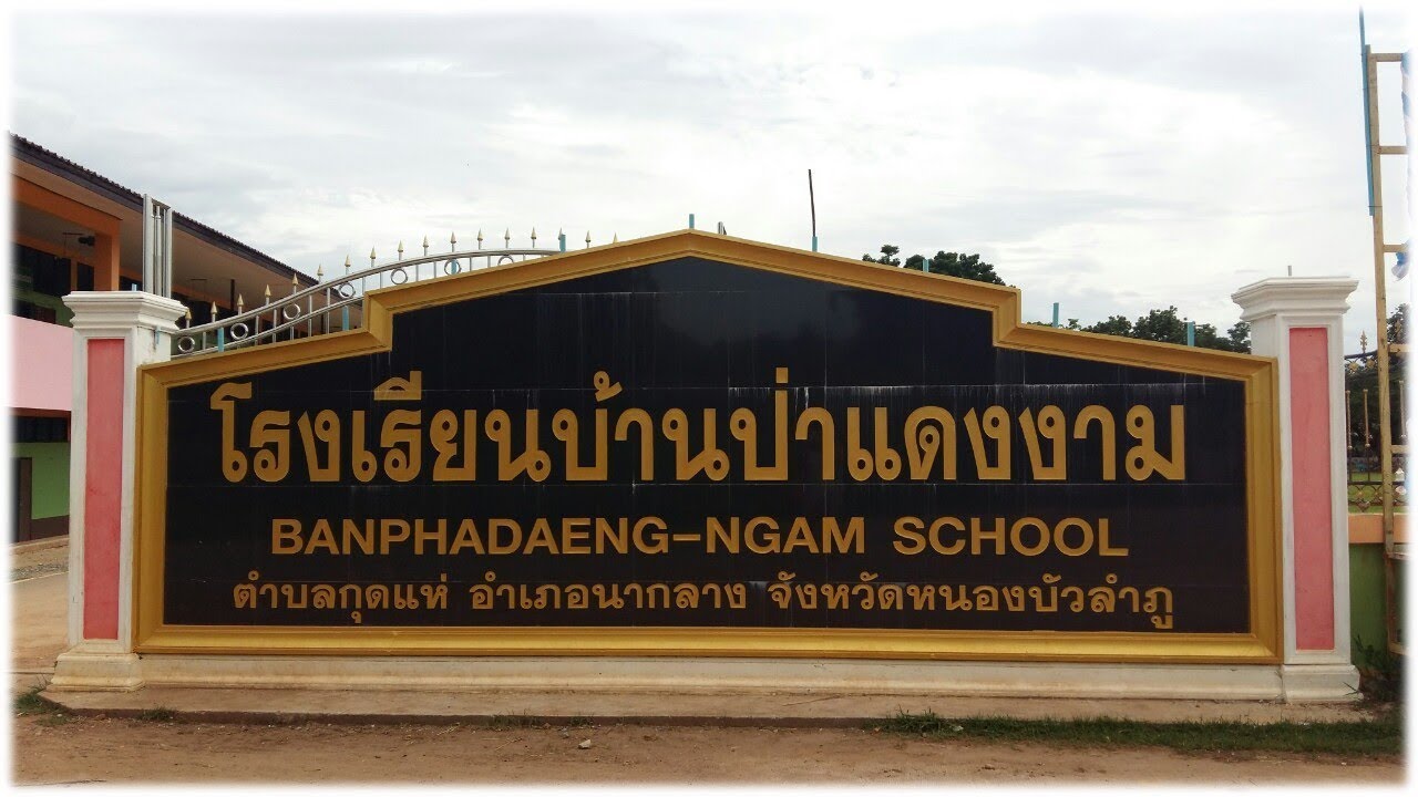 นำเสนอ ห้องสมุดโรงเรียนบ้านป่าแดงงาม