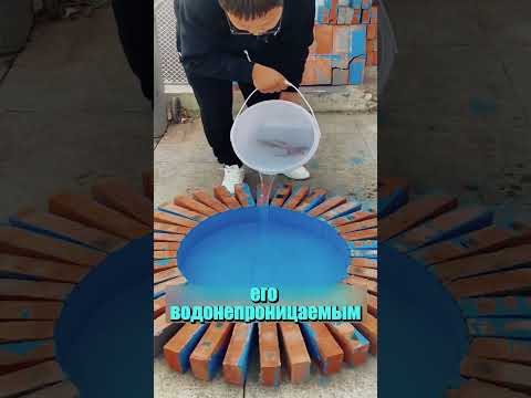 Ты не поверишь, что этот мужчина делает с кирпичами! #интересно #viralvideo #рыбы #shorts