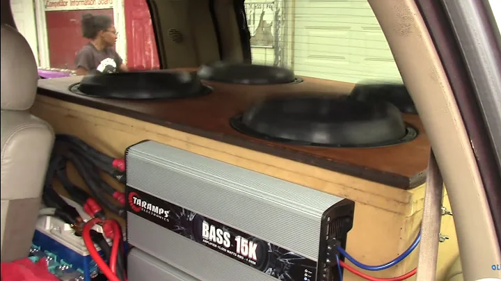 4 SUNDOWN X 15S HANDLE A TARAMPS BASS 15K!