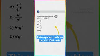 This exponent problem has a 10-second CHEAT code..