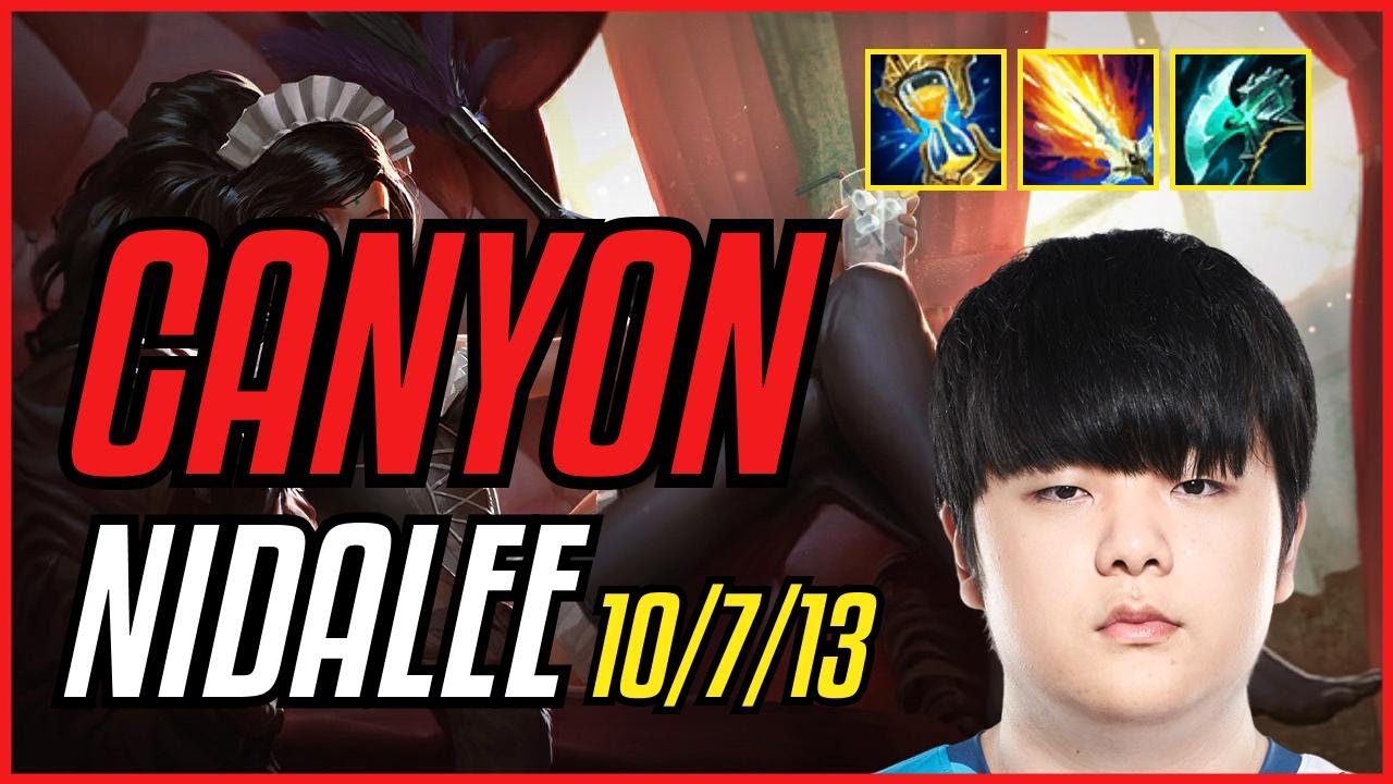 CANYON - NIDALEE vs SHACO JUNGLE - EUW GRANDMASTER - PATCH 11.9