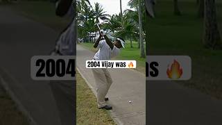 Vijay Singh off the cart path 😱