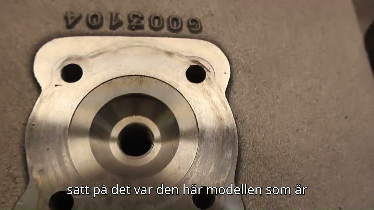 Zundapp med 4 olika avgas samt 2 olika topplock