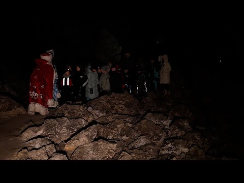 Видео: Подземная резиденция Деда Мороза открылась в Хакасии