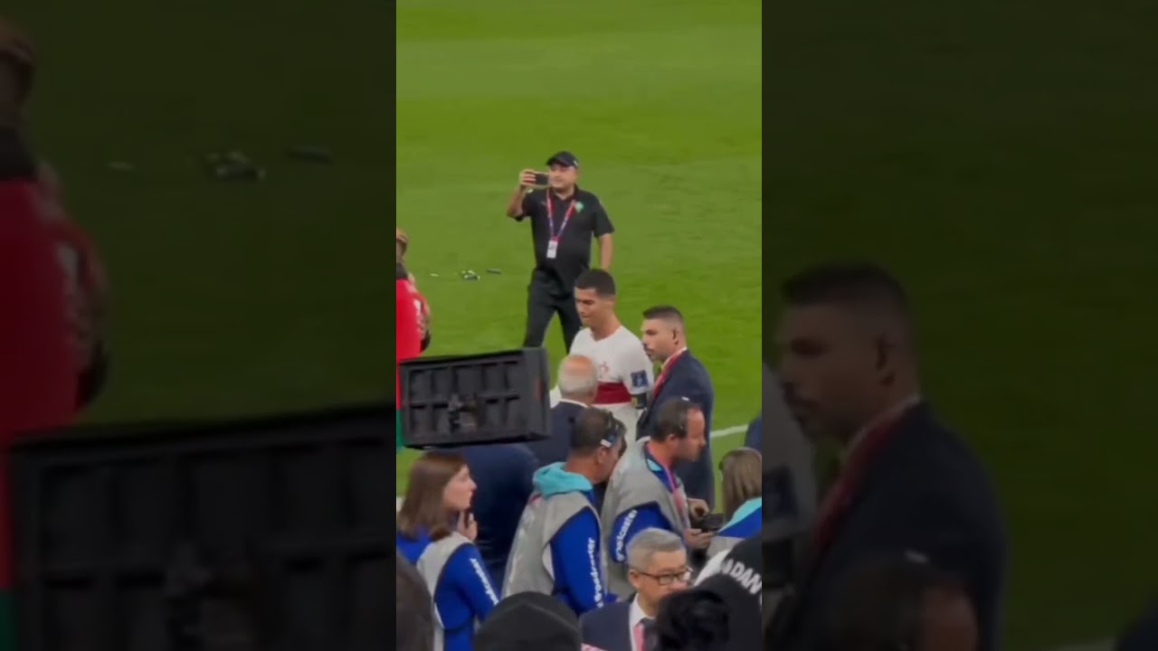 Fifa World Cup 2022 | Christiano Ronaldo Leaving Ground after Game with Morocco | 11 December 2022