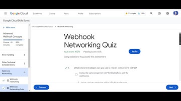 Webhook Networking Quiz Solution | Advanced Webhook Concepts| Arcade Classroom | Arcade Lessons 2024