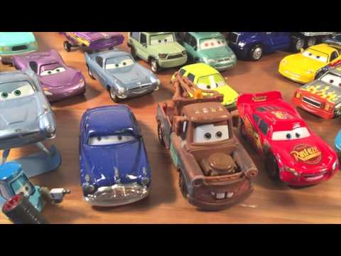 Коллекционные машинки из мультфильма Тачки. Развивающий мультик. Collectible toy cars. Disney Cars