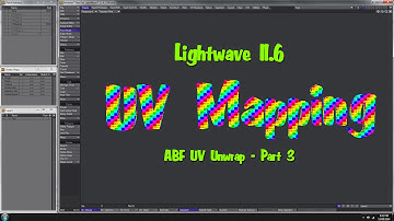 Lightwave 11.6 - UV Mapping - ABF UV Unwrap (Part 3 of 4)