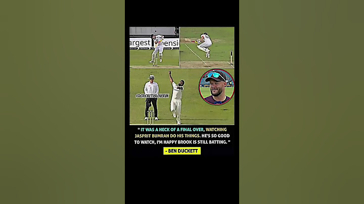 Ben Ducket Speaks On Bumrah 🗣️