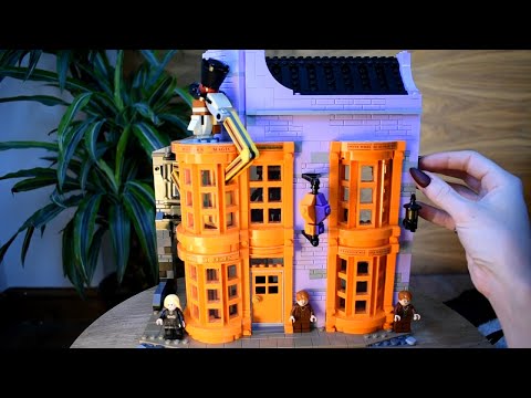 ASMR Harry Potter Lego - Diagon Alley with Tapping and Whispering Triggers