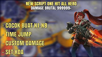 SCRIPT GAME GUARDIAN ONE HIT ALL HERO || ADDED OBSIDIA