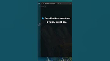 View Open Network Connections #sysadmin #windows #windowscommandline #techtips #ittips #educational