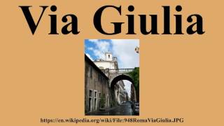 Via Giulia Update