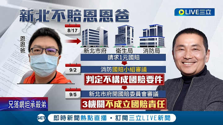 完全没有疏失吗? 恩恩爸请求国赔新台币1元 新北市府3机关认定"无怠忽职守"不赔│记者 郑凯中 林敬庭│【LIVE大现场】20220906│三立新闻台 - 天天要闻