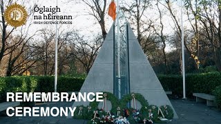 Defence Forces Remembrance Ceremony, Merrion Square.