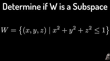 Determine if the Unit Sphere is a Subspace of the Vector Space R^3