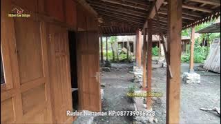 harga rumah limasan kayu lawas full gebyok 4 x 6 meter Rp 45 juta...