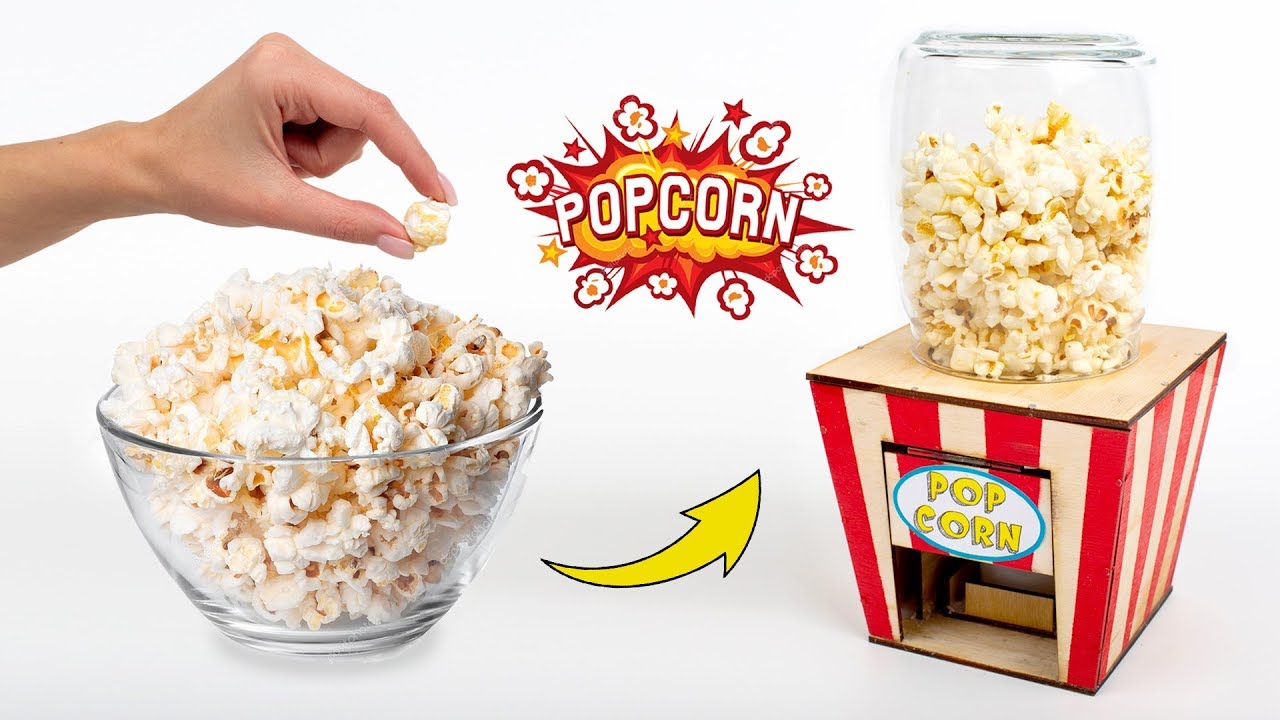 ミニポップコーンマシーンをお家で作ろう！🍿