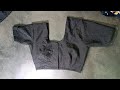 Simple blouse ki cutting and stitching 🪡🧵✂️#trending #silaisikhe #viral #blouse