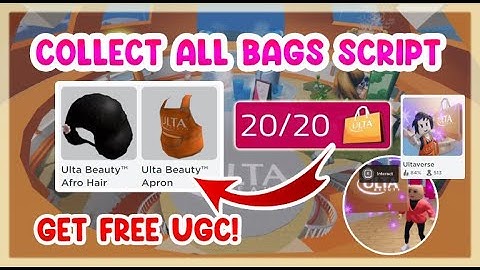 🔥Roblox Event ULTAVERSE Script - Collect All Bags (Free UGC)