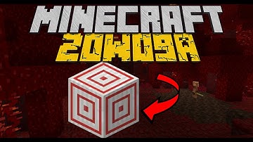 New Redstone Target Block! Crying Obsidian! Minecraft 1.16 Snapshot 20w09a