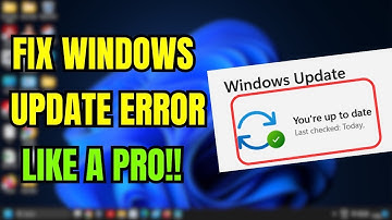 "Fix Windows Update Error Problem | Easy Step-by-Step Guide (2024)"