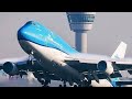 Boeing 747 Flight over Aviation Green - Stunning Aerial Views!