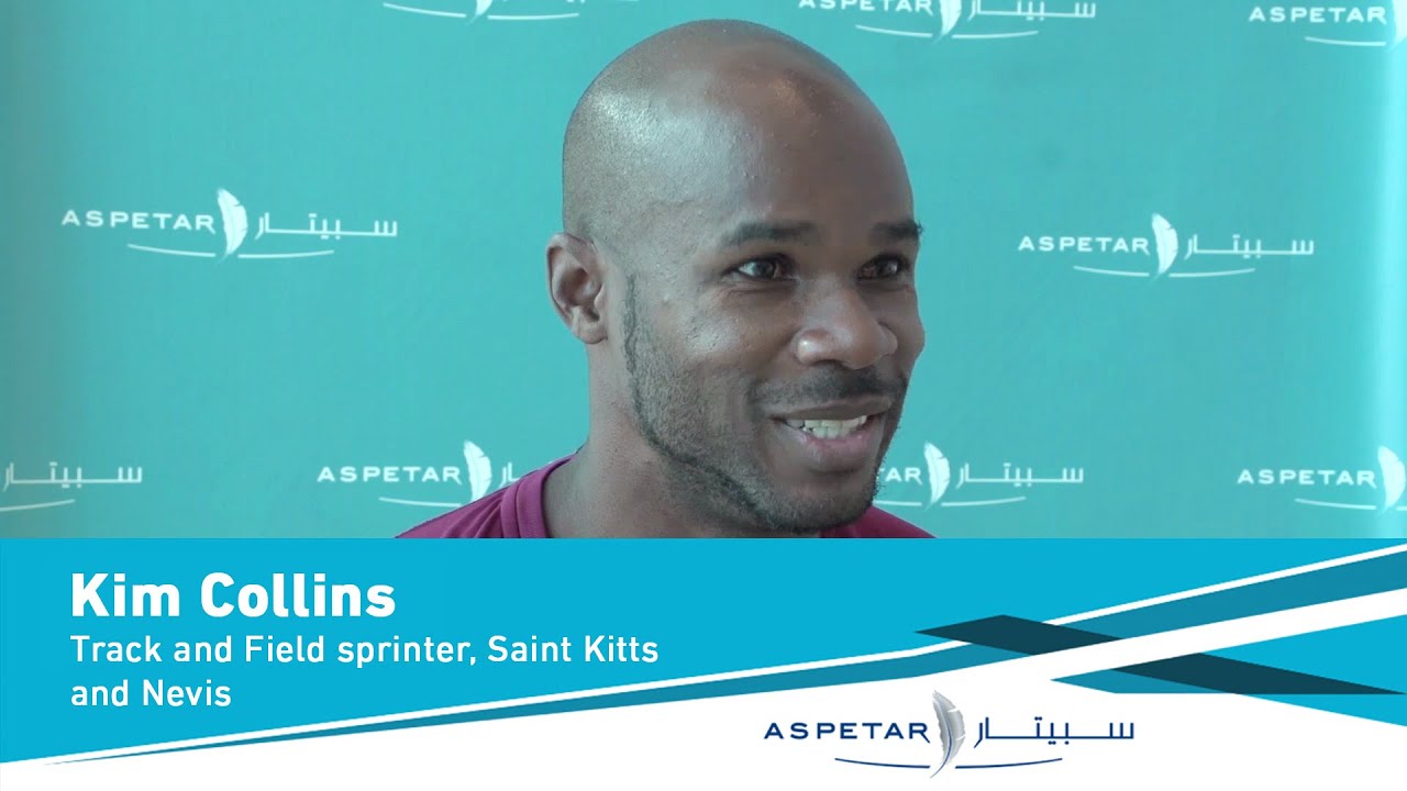 Kim Collins, Track and Field sprinter - Saint Kitts and Nevis.