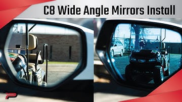 Paragon Performance C8 Corvette Wide Angle Mirrors Install!
