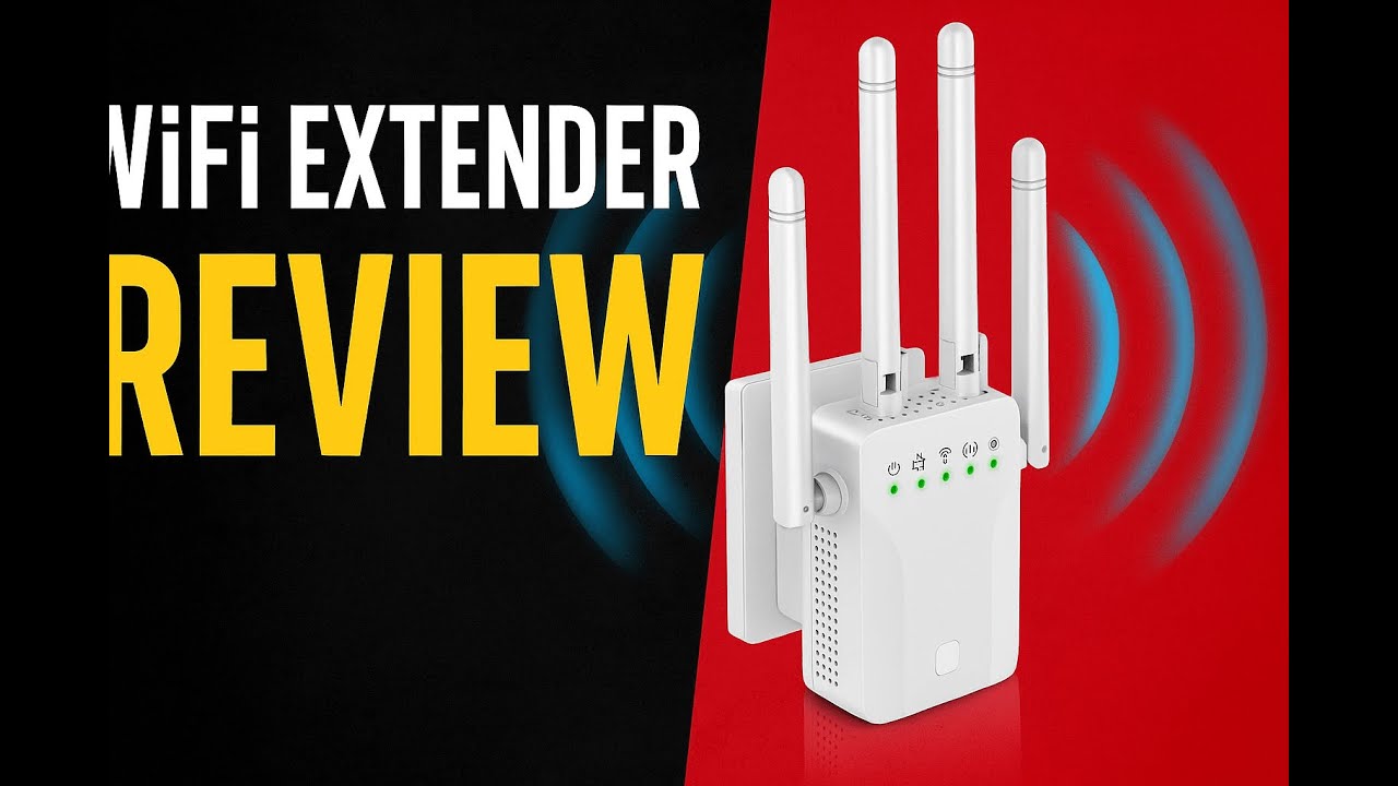 Review - WiFi Extender Signal Booster for Home: Internet Repeater Long Range Covers Up to