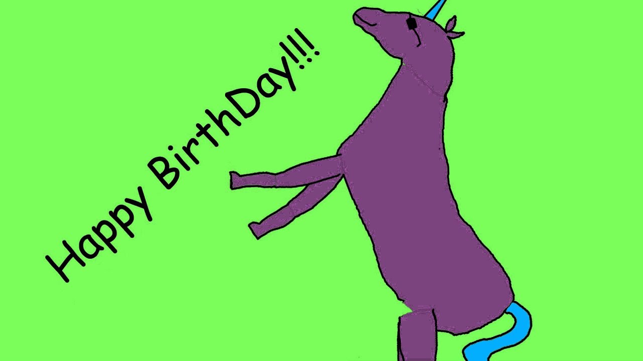 unicorn Happy Birthday - YouTube